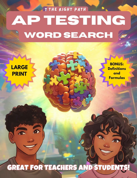 AP Testing Word Search Book