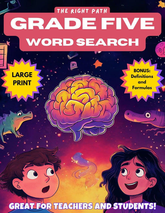 COMING MARCH 14TH! Grade 5 Word Search Book